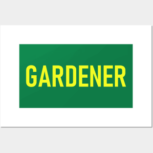 Gardener - Colorful Posters and Art